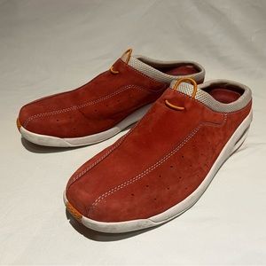 Cole Haan Nike Air Red Suede Slip On Walking Shoes | Size 11
